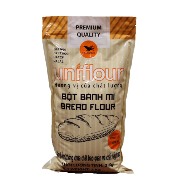 Bột bánh mỳ bread flour Uniflour 2kg