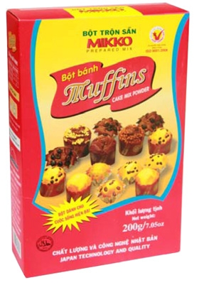 Bột trộn sẵn Muffins Mikko 200g