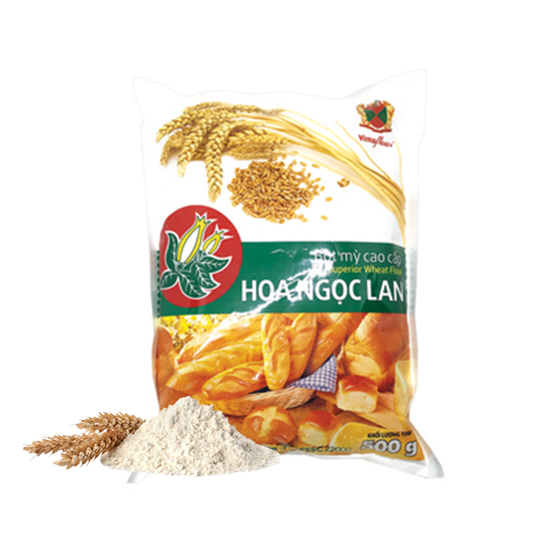 Bột mỳ hoa ngọc lan 500g - Bột làm bánh an toàn, chất lượng Bột Mỳ Hoa Ngọc Lan 500G - Bột Làm Bánh An Toàn, Chất Lượng