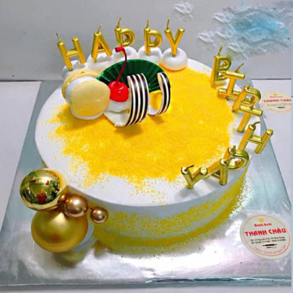 Bột rắc trang trí bánh Yum màu tươi (vị xoài) 100g