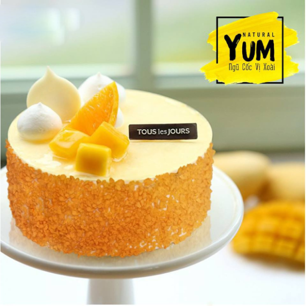 Bột rắc trang trí bánh Yum màu tươi (vị xoài) 100g