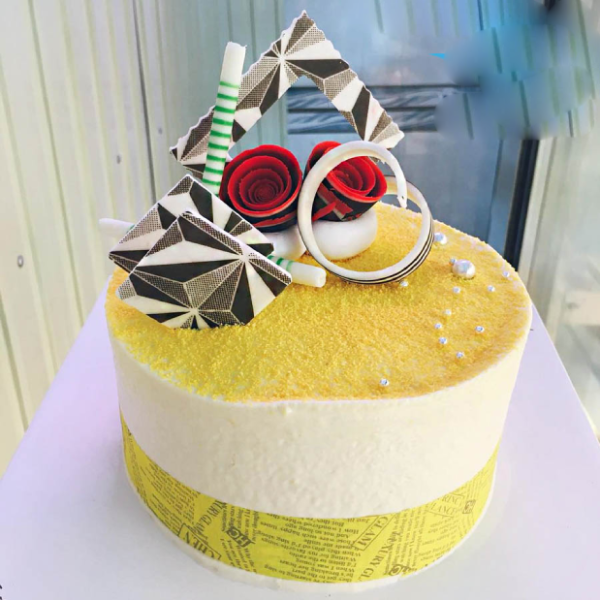 Bột rắc trang trí bánh Yum màu vàng nhạt (vị phô mai) 100g