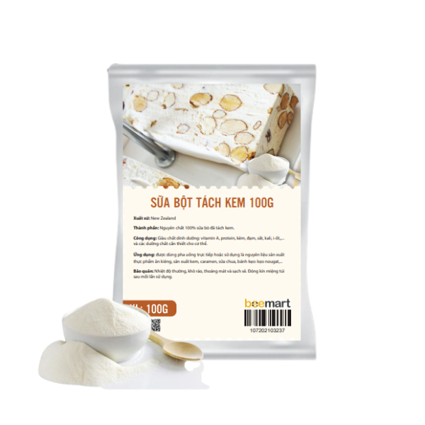 Sữa bột tách kem New Zealand 100g