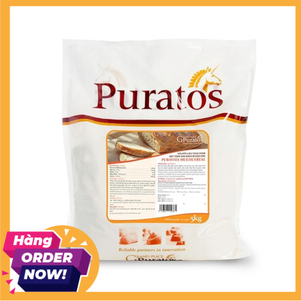 Bột Trộn Bánh Mì Ngũ Cốc Puravita 5kg