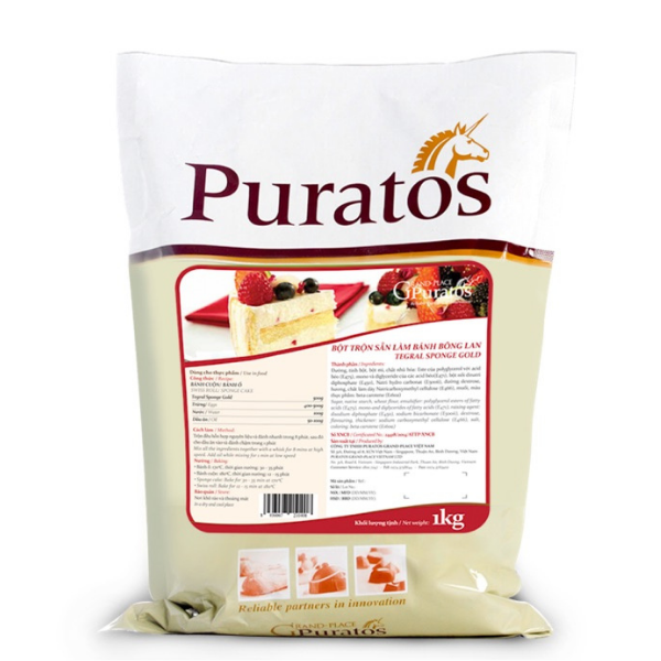 Bột trộn sẵn bánh bông lan Puratos