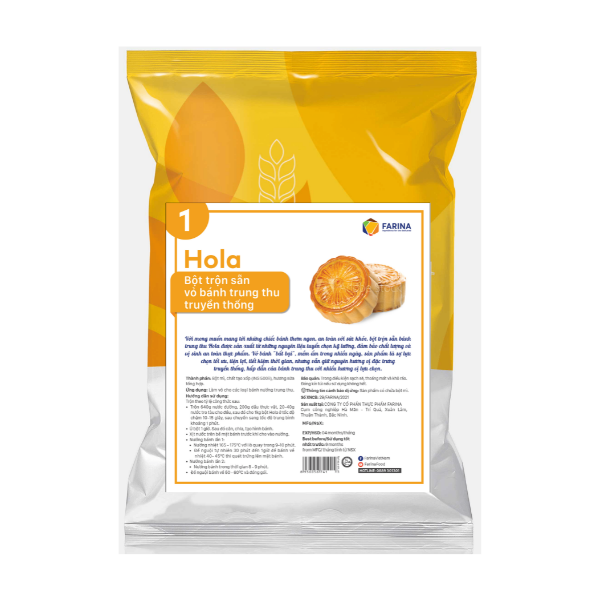 Bột trộn sẵn vỏ bánh nướng Farina truyền thống 1kg