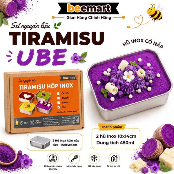 [SNL] Tiramisu hộp thiếc chữ nhật ( thành phẩm 2 hộp) Giao toàn quốc
