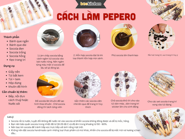 [SNL] Trang trí Bánh quy que Pepero Bigsize ( nhiều loại bánh )