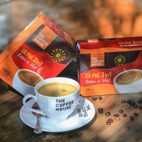 Cà Phê sữa đá hòa tan đậm vị Việt The Coffee House (18 gói x 16g)