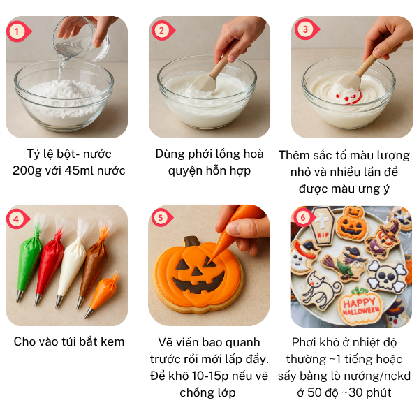 Bột trộn sẵn đường icing 200g