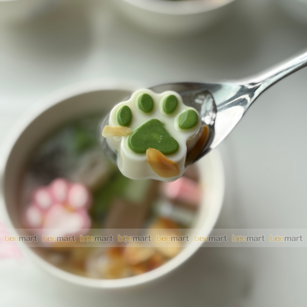 Khuôn silicon hình chân mèo