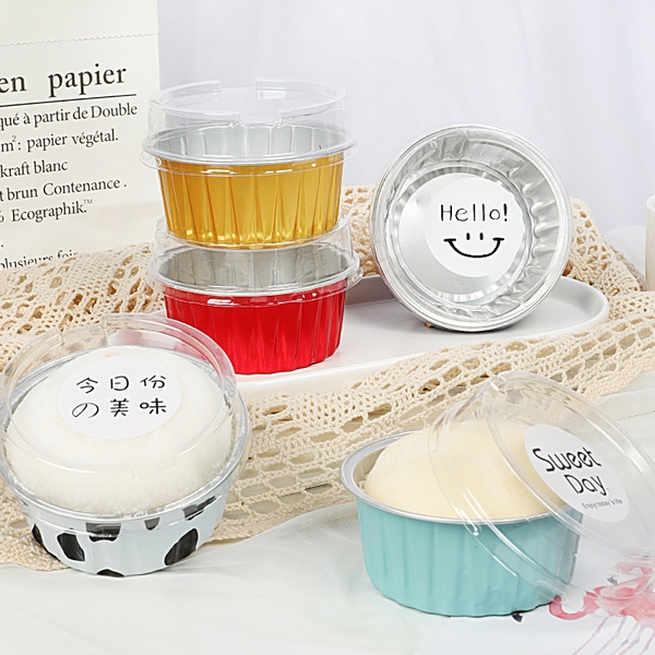 Cốc nhôm tròn có nắp 125ml