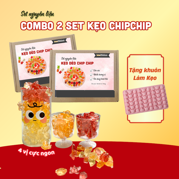 [SNL] Kẹo chip chip ( 2 set + tặng kèm khuôn )