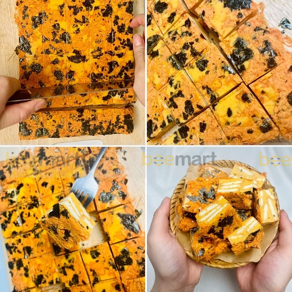 [SNL] Bánh bông tuyết chà bông trứng muối