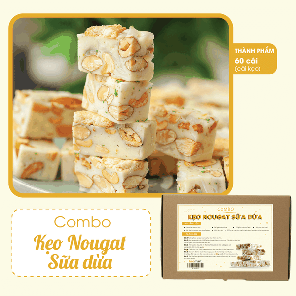 [SNL] Kẹo Nougat sữa dừa