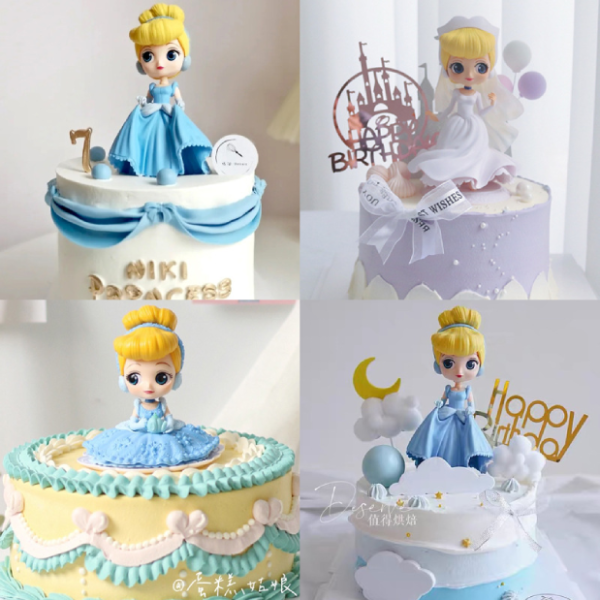 Công chúa lọ lem trang trí bánh