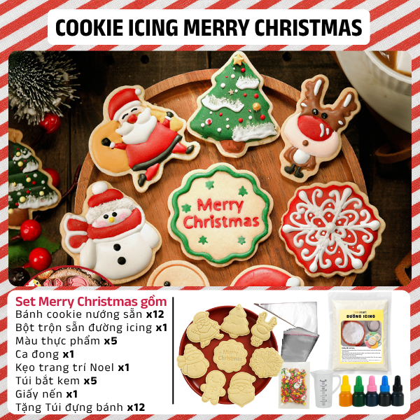 [SNL] Trang trí Cookies icing 12 hình (nhiều mẫu)