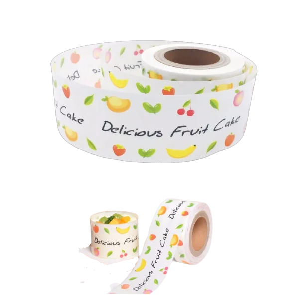 Cuộn bọc viền bánh lạnh trái cây