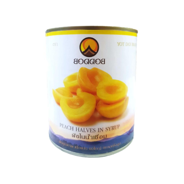 Đào ngâm Thái Lan Boddob 820g (Thùng 12 )