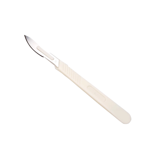 Dao rạch bánh mỳ cán trắng 15cm