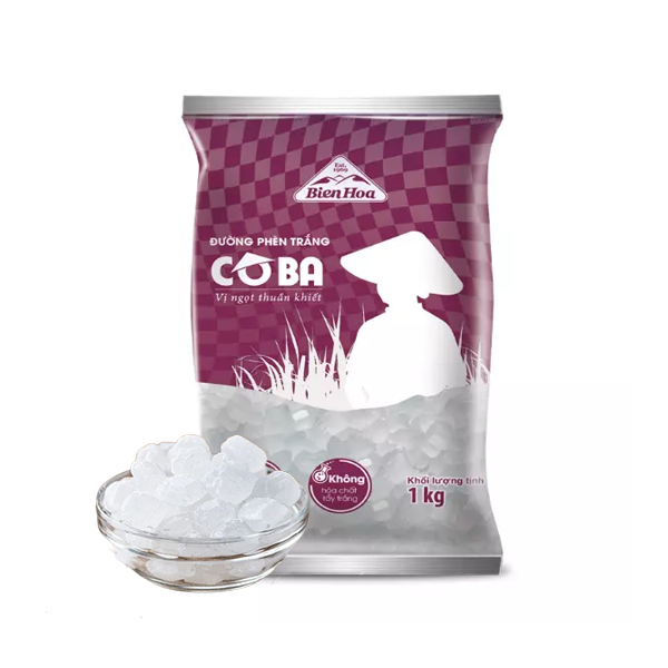 Đường phèn trắng Cô Ba 1kg