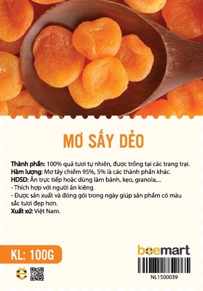 Mơ sấy dẻo 100gr