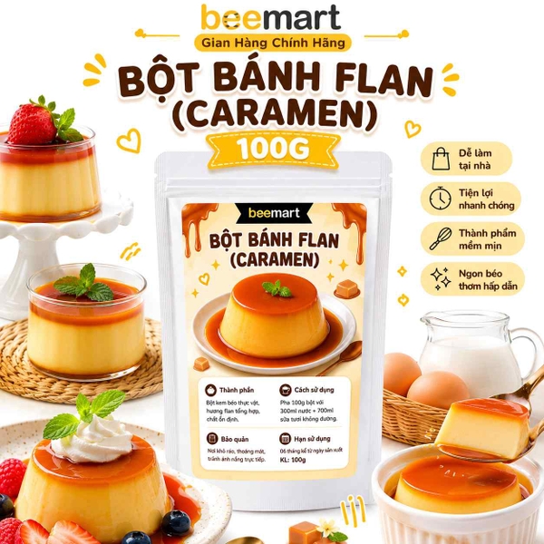 Bột bánh Flan (Caramen) 100g