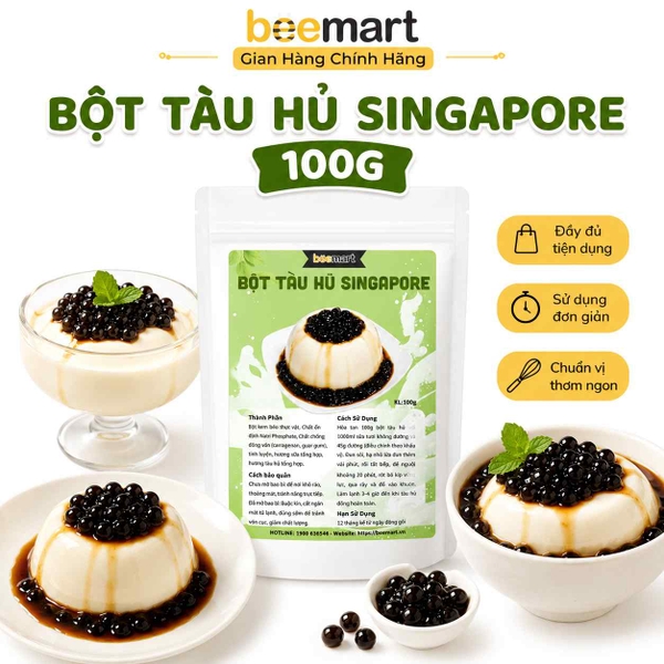 Bột tàu hũ Singapore 100g Beekitchen