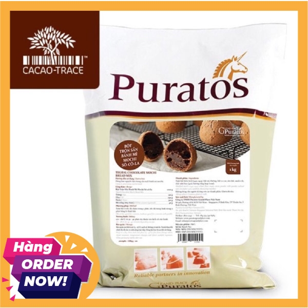 Bột trộn sẵn bánh mì Mochi Socola 1kg