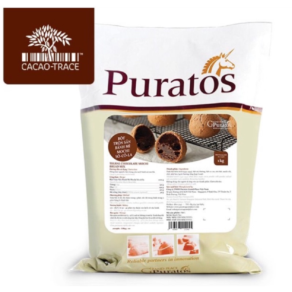 Bột trộn sẵn bánh mì Mochi Socola 1kg