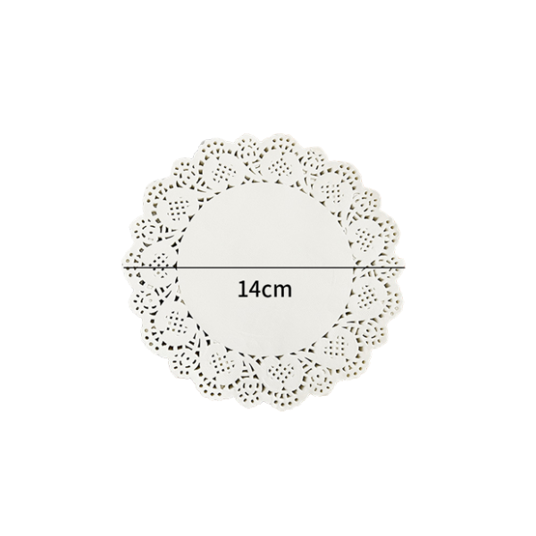 Giấy ren lót bánh size 14cm (10c)