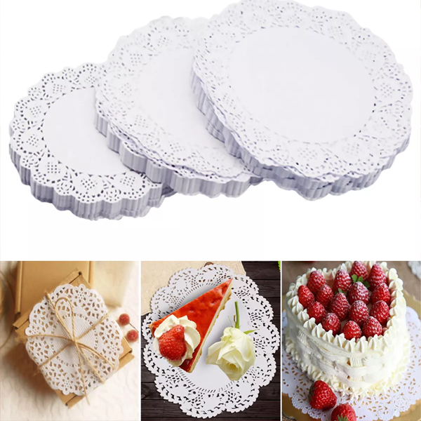 Giấy ren lót bánh tròn 8.5inch (100 tờ)