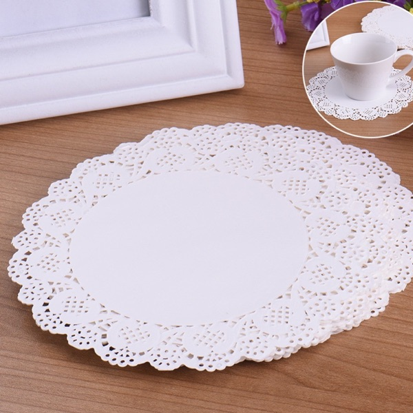 Giấy ren lót bánh tròn 8.5inch (100 tờ)