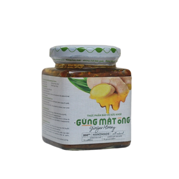 Gừng mật ong Thương Dưỡng Lành hũ thủy tinh 200ml