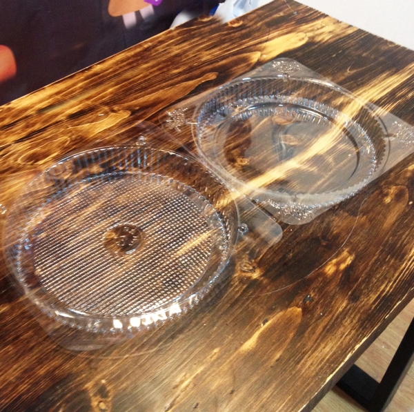 Hộp nhựa đựng bánh bông lan trứng muối 20cm HH-28