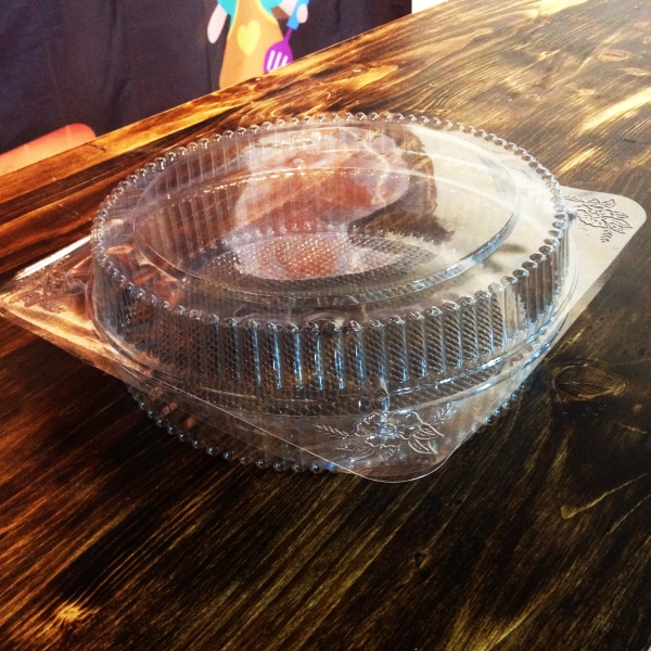 Hộp nhựa đựng bánh bông lan trứng muối 25cm HH-29