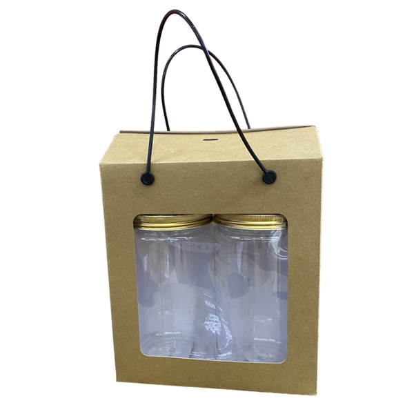 Hộp giấy Kraf có quai xách số 6 ( 10 hộp)