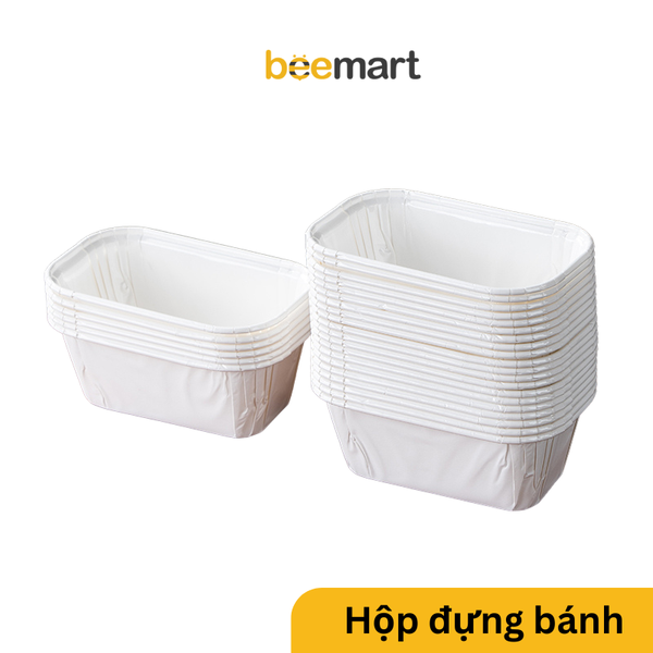 Hộp giấy đựng bánh chữ nhật (nướng được) 11x6,8x4,2cm