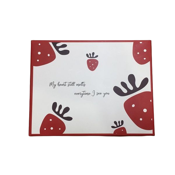 Hộp socola 12 viên hình quả dâu