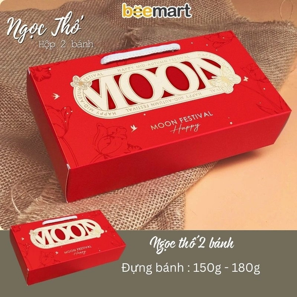 Hộp đựng bánh trung thu 2 bánh các mẫu