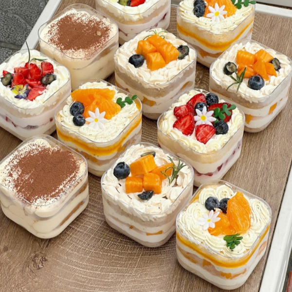 Cốc nhựa vuông GD2013 300ml