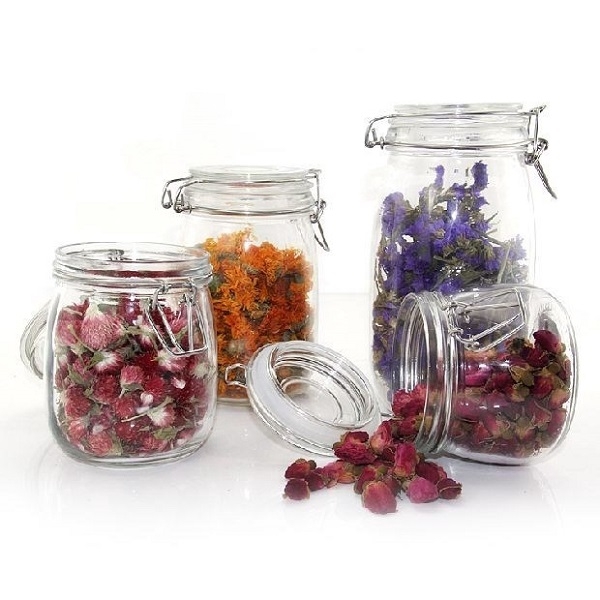 Hũ Thủy Tinh Khóa Gài 1000ml