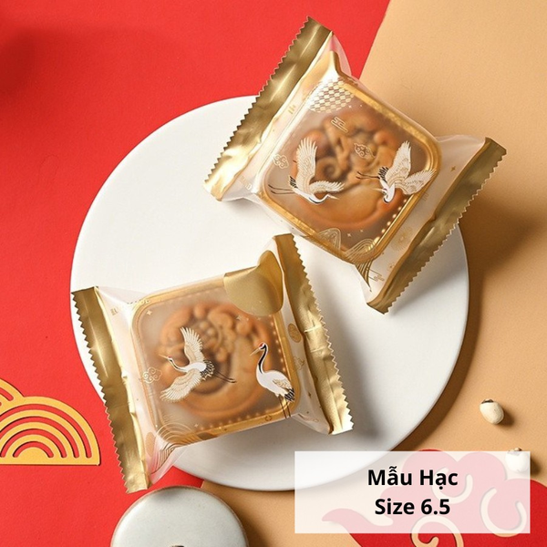 Túi trung thu Hạc số 6.5 đựng bánh 50-63g (50c)