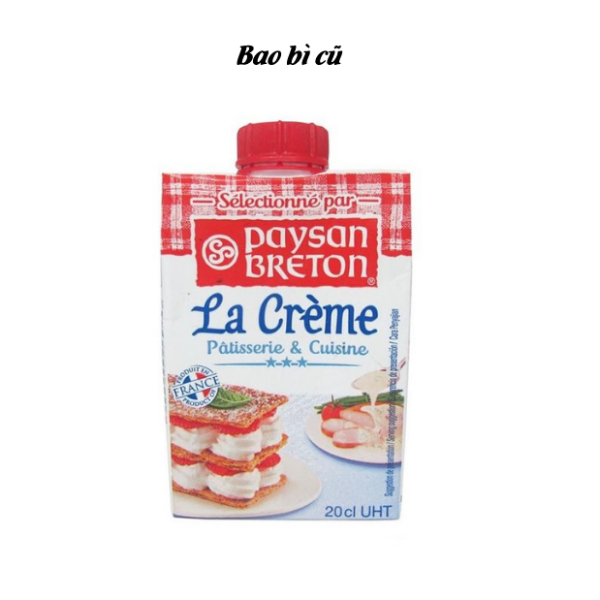Kem tươi Whipping cream Paysan 200ml