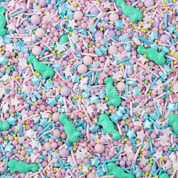 Kẹo trang trí bánh họa tiết pastel 1kg