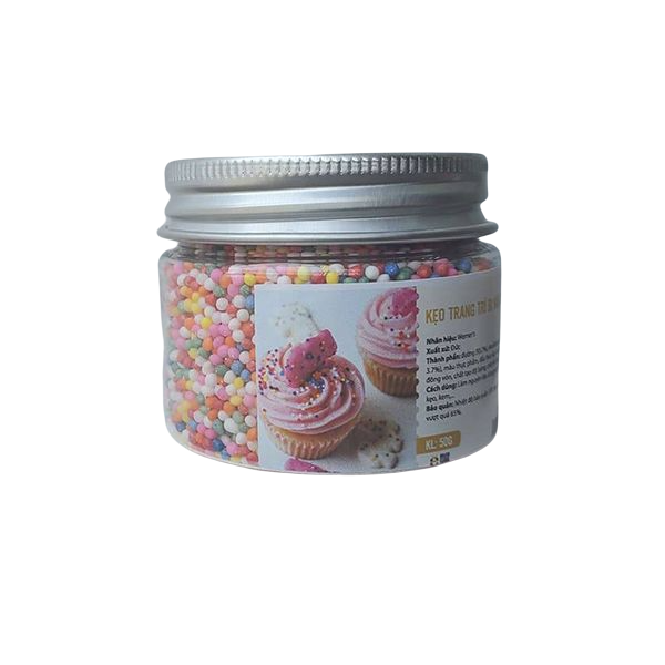 Kẹo trang trí bi màu sắc nhỏ 50g
