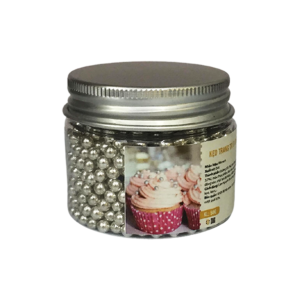 Kẹo trang trí bi trắng to 50g