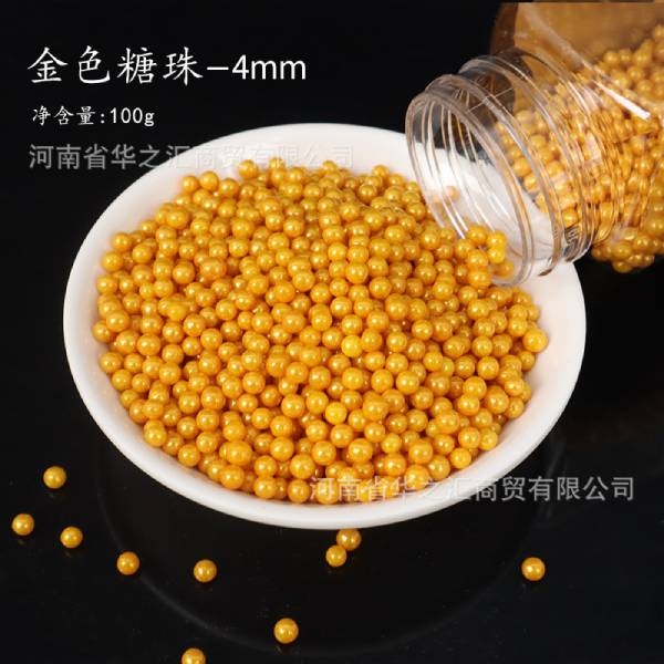 Kẹo trang trí bi vàng mix size 50g