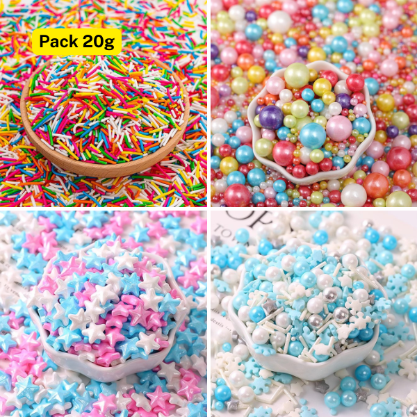 Kẹo bi đường trang trí phủ bánh 20g