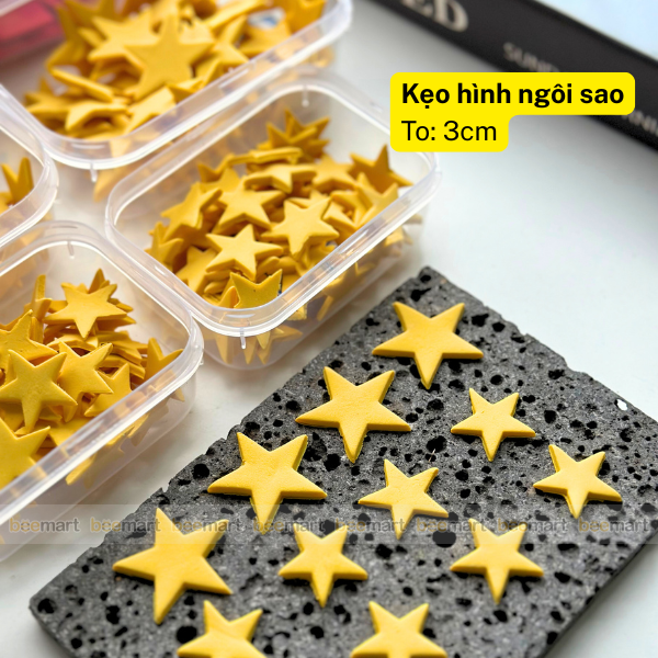 Kẹo trang trí bông đường ngôi sao lớn 10c